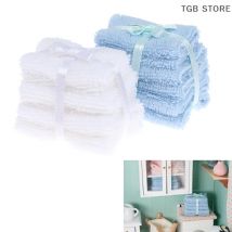 1:12 Modello di asciugamano in miniatura per casa delle bambole Mobili da bagno Accessori per decorazioni Giocattoli