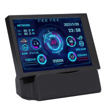 Nuovo schermo secondario IPS tipo C da 3,5 pollici CPU GPU RAM HDD Monitor Display USB tipo C per liberamente AIDA64 + dock di tipo C