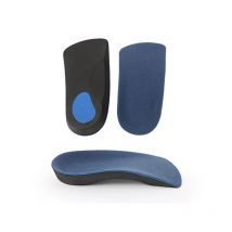 Tcare 1Pair 3/4 Length Orthotic Shoe Insole Thin Arch and Heel SUPPORTS for Unisex Perfect Inserts for Casual Flats Dress Shoes