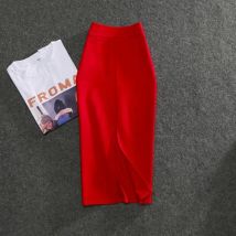 2026 New Women's Pencil Skirts Solid Pur High Waist Slim Fit Girl Summer Office Lady Elastic Female Sexy Tube Faldas PL211