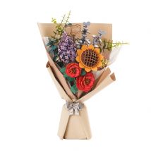 Robotime Rowood Bouquet di fiori in legno fai da te bellissimi regali fatti a mano materiali Eco-amici Puzzle in legno 3D per la decorazione delle amiche