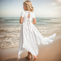 Prinzessin Mädchen Baumwolle Spitze Party Teenager lange Kleider Baby Kinder Blumen mädchen Hochzeit Geburtstag Kinder Kleidung für 6 8 10 12 14