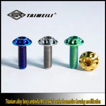 TAIMEILI ausgefallene Schraube aus Titanlegierung, M5 x 15 mm, M5 x 20 mm, T3-Serie, Modifikationsschraube für Lokomotivgehäuse