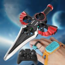RC Flying Sword 2.4G Czterowirnikowy Samolot RC Sterowany Pilotem, Odporny na Uderzenia, Akrobacyjny Samolot z Pianki RC Flying Sword Fighter Model dla Dzieci
