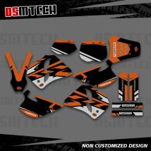 DSMTECH Für KTM EXC EXCF SX 250 300 360 1993 1994 1995 1996 1997 Grafiken Aufkleber Aufkleber Motorrad Hintergrund Custom 001
