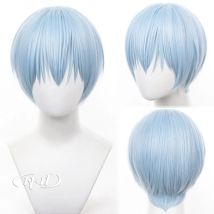 ND Himmel Cosplay Wigs Frieren Beyond Journey's End Anime Cosplay Blue Hair Wigs for Comic Con Coser Heat Resistant Synthetic
