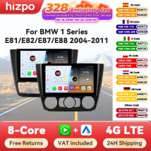 Hizpo Android 14 Auto Multimedia Radio Für BMW 1-Serie 1 Serie E87 E81 E82 E88 2004 - 2011 4G GPS Video PLayer Navi Carplay DSP