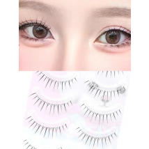5Pairs Short Lashes False Eyelashes Eye Fake Lash Eyelash Extension Natural Set Wispy Lashes Supplies Tools Beauty Makeup