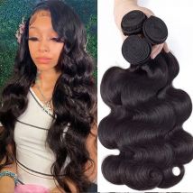 Barato al por mayor onda del cuerpo 1-4 mechones de cabello brasileño tejido ondulado con agua extensiones de cabello humano Tissage para mujeres
