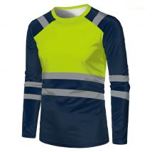 Autunno Nuovo Abbigliamento da lavoro di sicurezza da uomo di alta qualità Top da lavoro traspiranti ad asciugatura rapida T-shirt oversize comfort traspirante