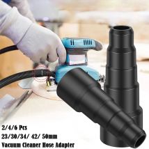 6/2PCS Adattatore universale per tubo flessibile per aspirapolvere 23/30/34/ 42/ 50mm Kit adattatore per attacco per aspirapolvere Spazzola connettore testa di aspirazione
