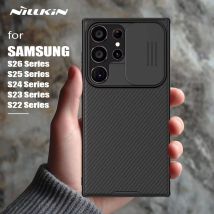 Für Samsung Galaxy S26 S25 S24 S23 S22 Ultra Edge Fall Nillkin CamShield Slide Kamera Abdeckung für S24 FE S23 Plus Objektiv Fällen