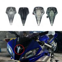 Per YAMAHA YZF R6 2008-2016 Accessori moto Indicatore centrale anteriore Luce pilota a LED nera