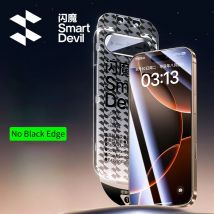 SmartDevil 1/2 Stück HD-Displayschutzfolie für iPhone 16 Pro max 16 Pro, gehärtete Glasfolie für iPhone 16, kein schwarzer Rand