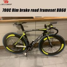 T1000 Vollcarbon-Rennradrahmen inklusive Gabel, Sattel-Lenkerklemme, Sattelstütze,