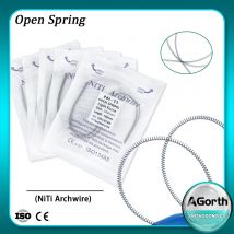 2 teile/paket Dental Kieferorthopädische Offene Schraubenfeder 180mm Niti Elastische Schraubenfeder 0,010/0,012 Dental Kieferorthopädische Produkt