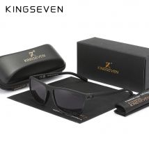 Kingseven klassische schwarze Sonnenbrille für Männer UV-Schutz Polarisation HD Tac hochwertige Vintage Designer Brille