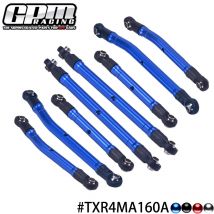 GPM Aluminium High Clearance Einstellbarer Link-Satz für TRAXXAS 1/18 TRX4M K10 High Trail