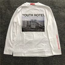 Gosha Building Long Sleeve Youth Hotel Russian 032c HD Digital Print Loose Tide Brand