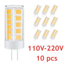 10 pz G4 Illuminazione Domestica Lampadina A Led 5 W AC110V 220 V 2835SMD 33 led Lampada In Silicone bianco Caldo/Bianco l Angolo di 360 Gradi HA CONDOTTO LA luce