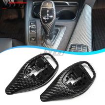 Matte Carbon Faser Ersetzen Schaltknauf Kopf Abdeckung Für BMW 1 2 3 4 5 6 7 X3 X4 F20 f30 F31 F34