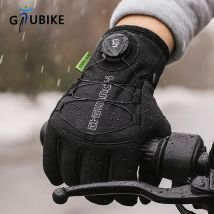 Rękawice zimowe GTUBIKE dla mężczyzn i kobiet, wydłużone, grube, wiatro- i wodoodporne, sportowe rękawice dotykowe do jazdy na nartach i rowerze.