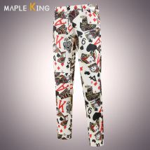 Print Slim Fit Straight Formal Pants Men 2020 Brand Business Casual Male Fashion Trousers Streetwear Party Mens Dress Suit Pants