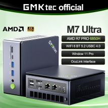 GMKtec Mini Pc M7 Ultra NUCBOX AMD Ryzen7 PRO 6850H AMD Radeon ™   Finestra 680M 11 Pro WIFI 6 BT 5.2 USBC 4.0
