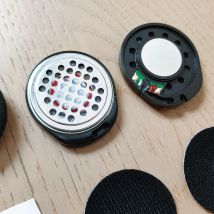 ELFINEAR Cuffie con altoparlanti per casco stereo fai-da-te di alta qualità per Cardo, Sena, Lexin, Vimoto Funziona con la maggior parte dei comunicatori di casco