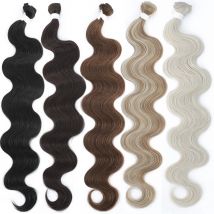 Kolorowe pasma włosów typu Body Wave 613 fortepianowy blond naturalne syntetyczne doczepy do włosów