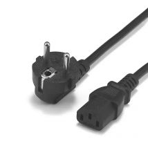 EU-Stromkabel IEC C13 verlängertes Stromkabel 1,2 m 1,5 m 2 m 3 m AC-Netzteil-Verlängerungskabel für PC-Computer LG TV-Monitor Laptop