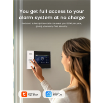 Tuya 4G Home Alarm Smart Home WIFI Security Alarms For Home House Touch Screen Apartment Alarms Support Smart Life APP Alexa