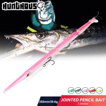 Hunthouse 255 Jointed Pencil Fishing Lure 255mm/30.6g 3 Section Bait Sinking Swimbait Saltwater Artificial For Seabass Tackle