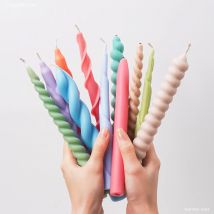 Romantische Spirale Lange Stange Silikon Kerze Form DIY Geometrie Runde Kirche Kerze, Der Lieferungen Form Handgemachte Geschenke Wohnkultur