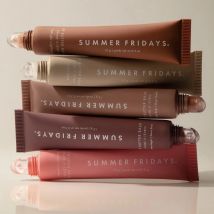 Summer Fridays Lip Balm Moisturizing Mirror Lip Gloss Lip Vanilla Pink Sugar Coffee Cake Smell Lipstick Transparent Oil Makeup