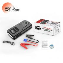 10000mAh Batteria di Alimentazione Auto Salto di Avviamento 1000A per Avviamento Auto Portatile di Emergenza Booster 12V Dispositivo di Avviamento Automatico Benzina Diesel