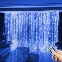 Vorhang LED Girlande Lichterketten USB Fernbedienung Festival Dekoration Urlaub Hochzeit Weihnachten Lichterkette für Schlafzimmer Zuhause