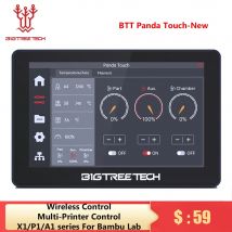 BIGTREETECH Panda Touch 5-calowy ekran dotykowy Wifi dla Bambulab P1P P1S Sterowanie wieloma drukarkami Bezprzewodowy ekran Klipper
