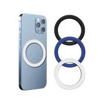 Liquid Silicone Magnetic Ring for Magsafe Universal Metal Sticker Support Wireless Charger Plate Sheet for Magnet Car Holder