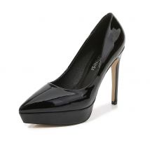 Spitze Stiletto High Heels Schuhe Sexy Flacher Mund Einzelne Schuhe Plus Größe 35-45 Frauen Arbeitskleid Schuhe High Heel Pumps 12 cm