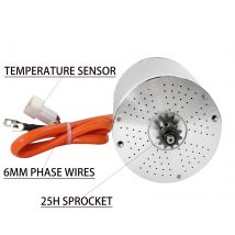 Kunray Elektro fahrrad motor mit Temperatur sensor für Elektro roller, my1020, 48V, 2000W, 72 v3000w