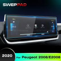 Per Peugeot 2008/E2008 7 pollici 10 pollici 2020 Protezione dello schermo in vetro temperato Navigazione GPS Radio Touch Center Protezione dello schermo