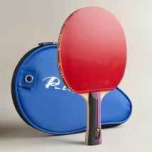 Racchetta da ping pong originale PALIO 3 stelle in carbonio con passante in gomma CJ8000 Mazza da ping pong offensiva con attacco rotante con borsa