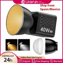 Ulanzi L023 40W Pro przenośna lampa wideo LED dwukolorowa COB fotograficzna lampa studyjna 2500K-6500K 3400mAh do transmisji wideo na żywo