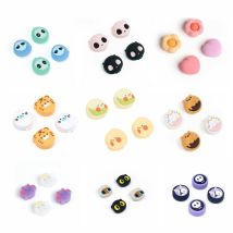 Nuovi simpatici animali Silicone morbido Thumb Stick Grip Cap Custodia protettiva per interruttore Oled NS Lite Joy-con Controller Thumbstick Case