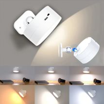 Touch & Fernbedienung Wand leuchte wiederauf ladbare Tisch lampe Augenschutz Lese lampe selbst klebende Wand leuchte Dimmen Nachtlicht