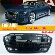 Für RS6 Hohe Qualität Grill Racing Grills Front Hood Grille Auto Front Stoßstange Grill Center Grille für A6/A6L C8 2019-2023 Mit ACC