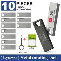 Zsuit Neue Metall USB-Stick 64GB 128GB Pen Drive 4GB 8GB 16GB 32GB Memory Stick Wasserdichte U Disk Pendrive Speicher Disk USB
