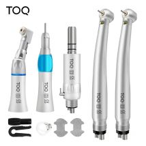 Dental LED High & Low Speed Handpiece kit Straight Contra Angle Air Turbine 2/4 Hole M4 / B2 Whole Set