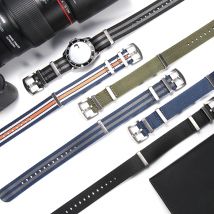Accessori per orologi adatti per cinturino in nylon Omega Rolex Seiko 18mm 20mm 22mm 24mm cinturino resistente Premium Correa